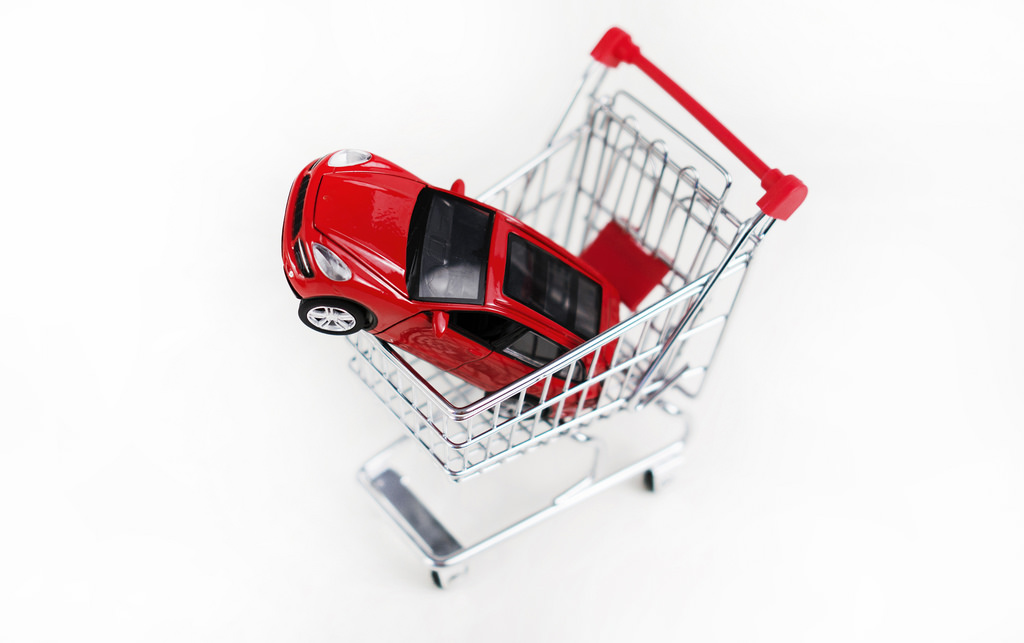 toy car in basket