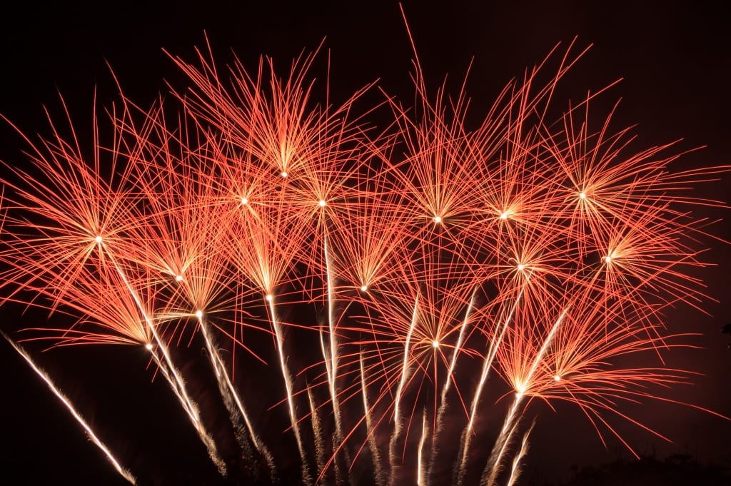 exploding fireworks