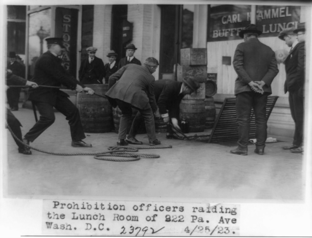 Prohibition of officers raiding the lunch room of 922 Pa ave.