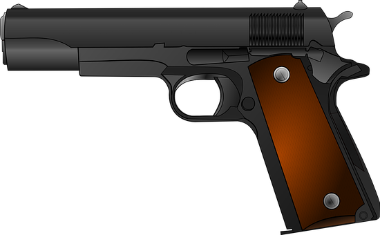 hand gun clipart