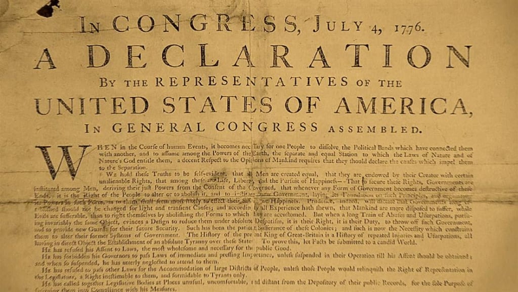 The Declaration of Independence